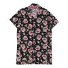 Soft & Smart Patterned Shirt - Small Black Cotton patterned shirt Soft & Smart   