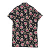 Soft & Smart Patterned Shirt - Small Black Cotton patterned shirt Soft & Smart   