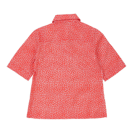 Unbranded Patterned Shirt - Small Red Viscose Blend patterned shirt Unbranded   