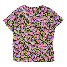  Unbranded Floral Patterned Shirt - Medium Pink Viscose Blend patterned shirt Unbranded   