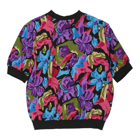 Unbranded Floral Patterned Shirt - Medium Multicoloured Viscose Blend patterned shirt Unbranded   