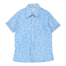  Unbranded Patterned Shirt - Large Blue Polyester Blend patterned shirt Unbranded   
