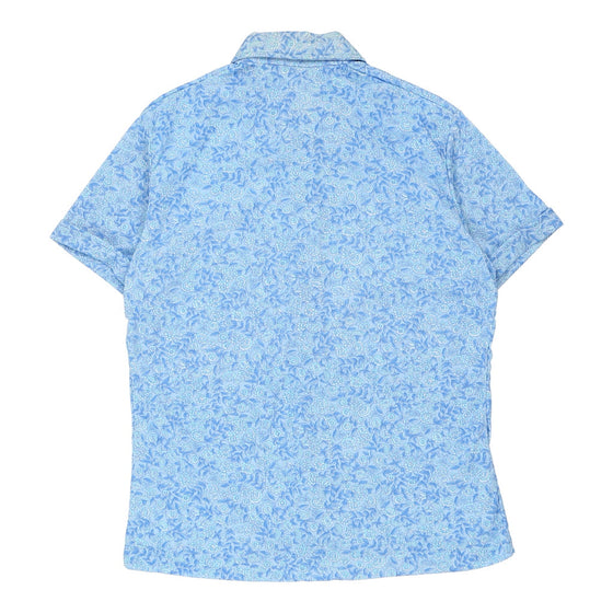 Unbranded Patterned Shirt - Large Blue Polyester Blend patterned shirt Unbranded   