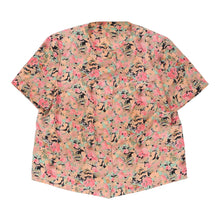  Unbranded Floral Patterned Shirt - Large Pink Viscose Blend patterned shirt Unbranded   