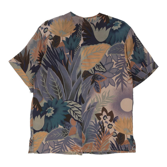 Unbranded Patterned Shirt - Medium Multicoloured Viscose Blend patterned shirt Unbranded   
