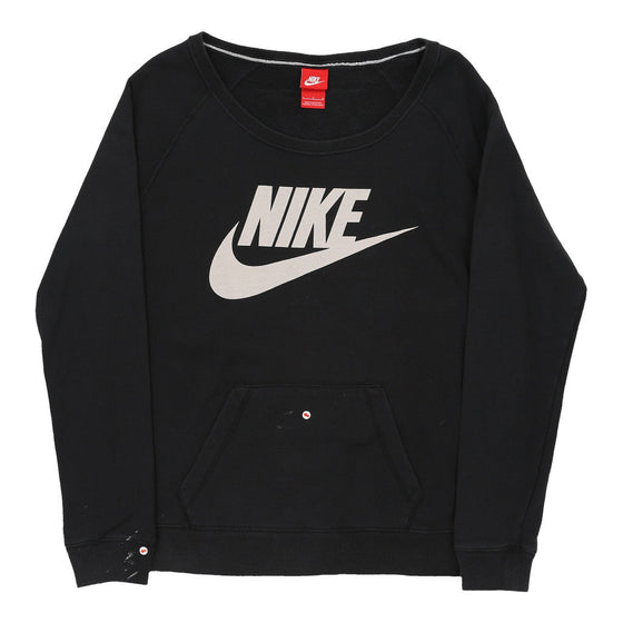 NIKE Womens Sweatshirt - Large Cotton sweatshirt Nike   