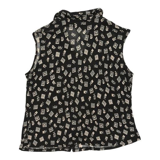 Vintage Fila Blouse - Medium Black Viscose blouse Fila   