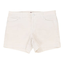 Vintage Tommy Hilfiger Shorts - 32W UK 10 White Cotton shorts Tommy Hilfiger   