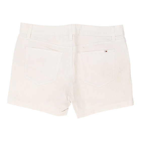 Vintage Tommy Hilfiger Shorts - 32W UK 10 White Cotton shorts Tommy Hilfiger   