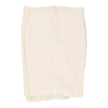  Vintage Unbranded Skirt - Small UK 8 Cream Cotton skirt Unbranded   