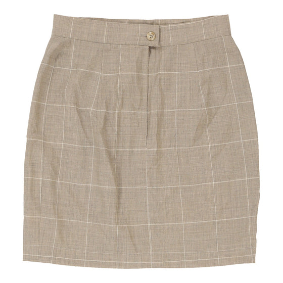 Vintage Lola Lorca Skirt - XS UK 6 Beige Cotton skirt Lola Lorca   