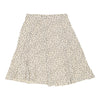 Vintage Lecomte Skirt - Small UK 8 Beige Viscose skirt Lecomte   