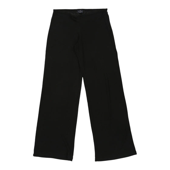 Vintage Trussardi Trousers - 32W UK 10 Black Polyester trousers Trussardi   