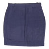Vintage Versace Skirt - Medium UK 12 Purple Linen skirt Versace   