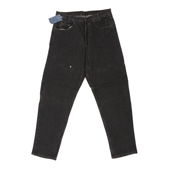 Vintage Kenzo High Waisted Jeans - 36W UK 18 Grey Cotton jeans Kenzo   