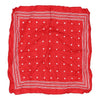 Unbranded Scarf - No Size Red Cotton scarf Unbranded   
