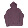 Vintage Under Armour Hoodie - Medium Burgundy Cotton hoodie Under Armour   