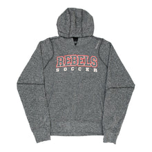  Vintage Reberls Soccer Reebok Hoodie - Medium Grey Polyester hoodie Reebok   