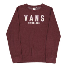  Vans Spellout Sweatshirt - XL Red Cotton sweatshirt Vans   