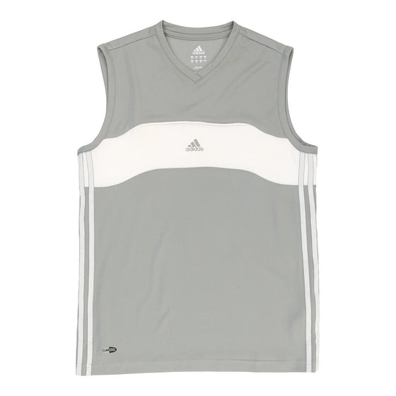 Vintage Adidas Vest - Small Grey Polyester vest Adidas   