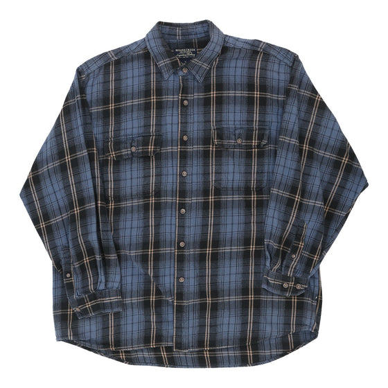 Vintage Moose Creek Check Shirt - XL Blue Cotton check shirt Moose Creek   