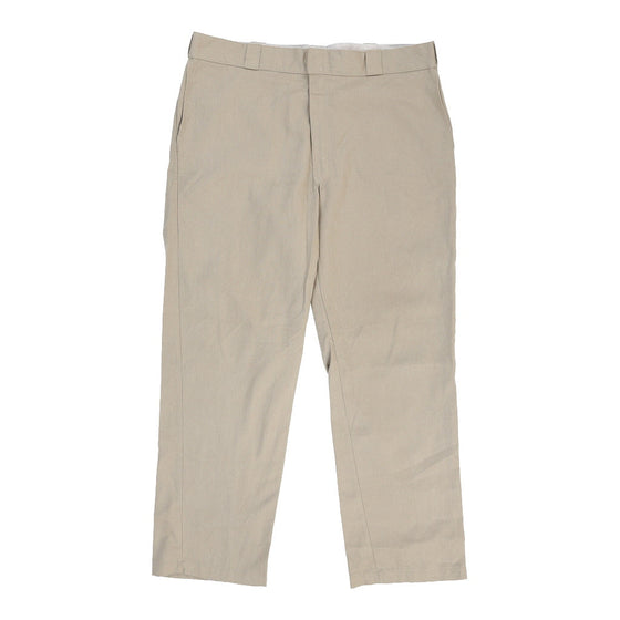 874 Dickies Trousers - 39W 32L Beige Cotton Blend trousers Dickies   