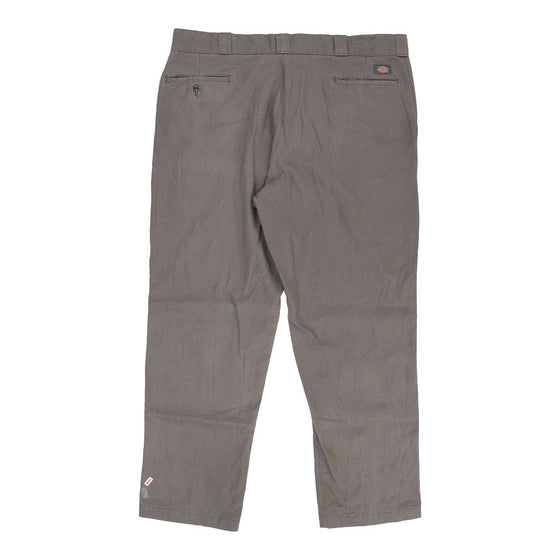 874 Dickies Trousers - 43W 32L Grey Cotton Blend trousers Dickies   