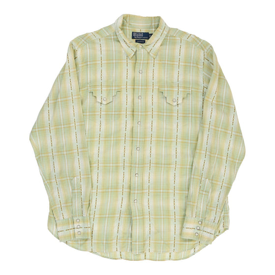 Ralph Lauren Checked Shirt - Large Green Cotton shirt Ralph Lauren   