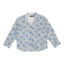 Harve Benard Floral Patterned Shirt - Medium Blue Cotton patterned shirt Harve Benard   