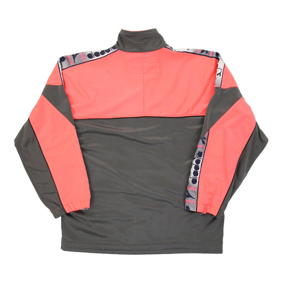Diadora Track Jacket - Large Pink Polyester track jacket Diadora   