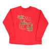 Silent Night, Holy Night Dande Christmas Sweatshirt - Large Red Cotton Blend sweatshirt Dande   