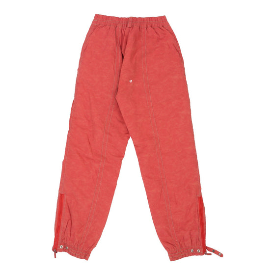 Vintage Belfe & Belfe High Waisted Trousers - 24W UK 6 Red Cotton trousers Belfe & Belfe   