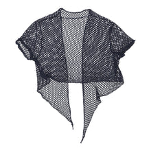  Vintage Unbranded Crochet Top - Small Black Cotton crochet top Unbranded   