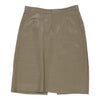 Vintage Unbranded Skirt - XS UK 6 Khaki Cotton skirt Unbranded   