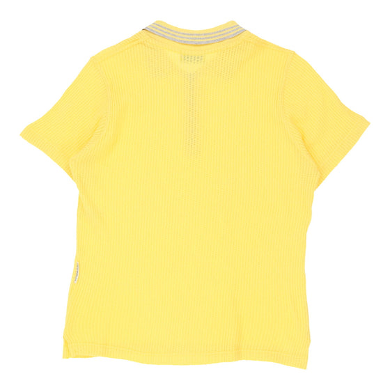 Vintage Gymnasium Polo Shirt - XL Yellow Cotton polo shirt Gymnasium   