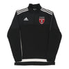 Vintage Gunston Soccer Club Adidas 1/4 Zip - Medium Black Polyester 1/4 Zip Adidas   