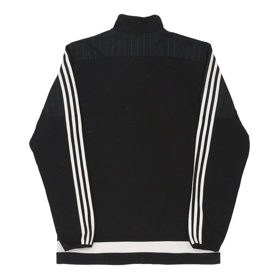 Vintage Gunston Soccer Club Adidas 1/4 Zip - Medium Black Polyester 1/4 Zip Adidas   