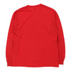 Vintage Sandoval Blackhawk Gildan Long Sleeve T-Shirt - Medium Red Cotton long sleeve t-shirt Gildan   