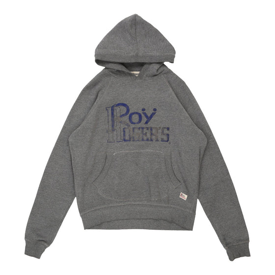 Vintage Roy Rogers Hoodie - Small Grey Cotton hoodie Roy Rogers   