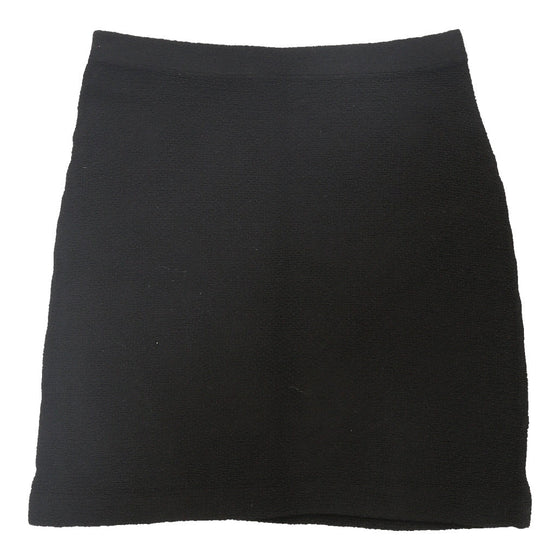 Vintage Sisley Skirt - 2XS UK 2 Black Viscose skirt Sisley   