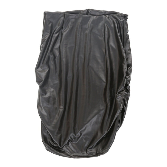 Vintage Unbranded Skirt - XS UK 4 Black Polyester skirt Unbranded   