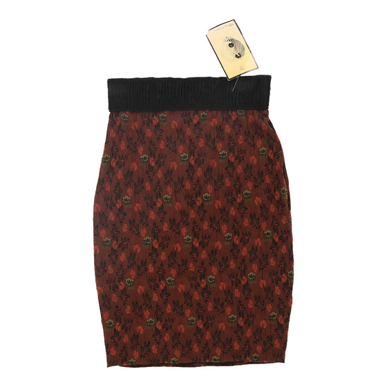 Vintage Flash Skirt - XS UK 4 Brown Cotton skirt Flash   