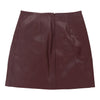 Vintage Pimkie Skirt - XS UK 6 Burgundy Cotton skirt Pimkie   