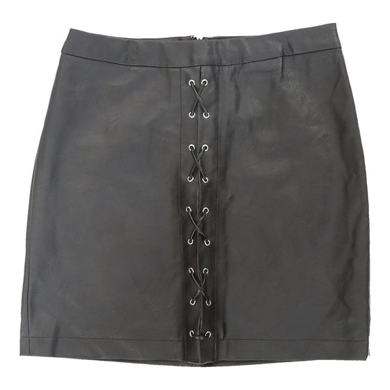 Vintage Terranova Skirt - Small UK 8 Black Cotton skirt Terranova   