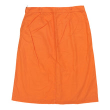  Vintage Belfe Skirt - Small UK 10 Orange Cotton skirt Belfe   