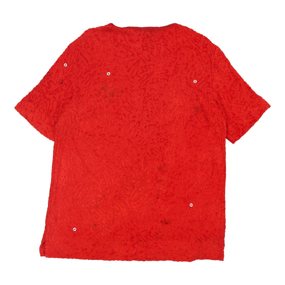 Vintage Missoni T-Shirt - XL Red Viscose t-shirt Missoni   