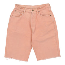  Vintage The Conquest Quarry High Waisted Denim Shorts - 26W UK 8 Pink Cotton denim shorts The Conquest Quarry   