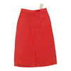 Vintage Pop 84 Skirt - XS UK 6 Red Cotton skirt Pop 84   