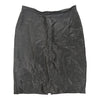 Vintage Unbranded Skirt - Small UK 8 Black Leather skirt Unbranded   