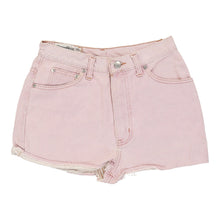  Vintage Cotton Belt High Waisted Denim Shorts - 26W UK 6 Pink Cotton denim shorts Cotton Belt   